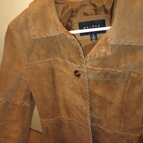 Axcess Genuine suede womens jacket - Picture 2 of 3